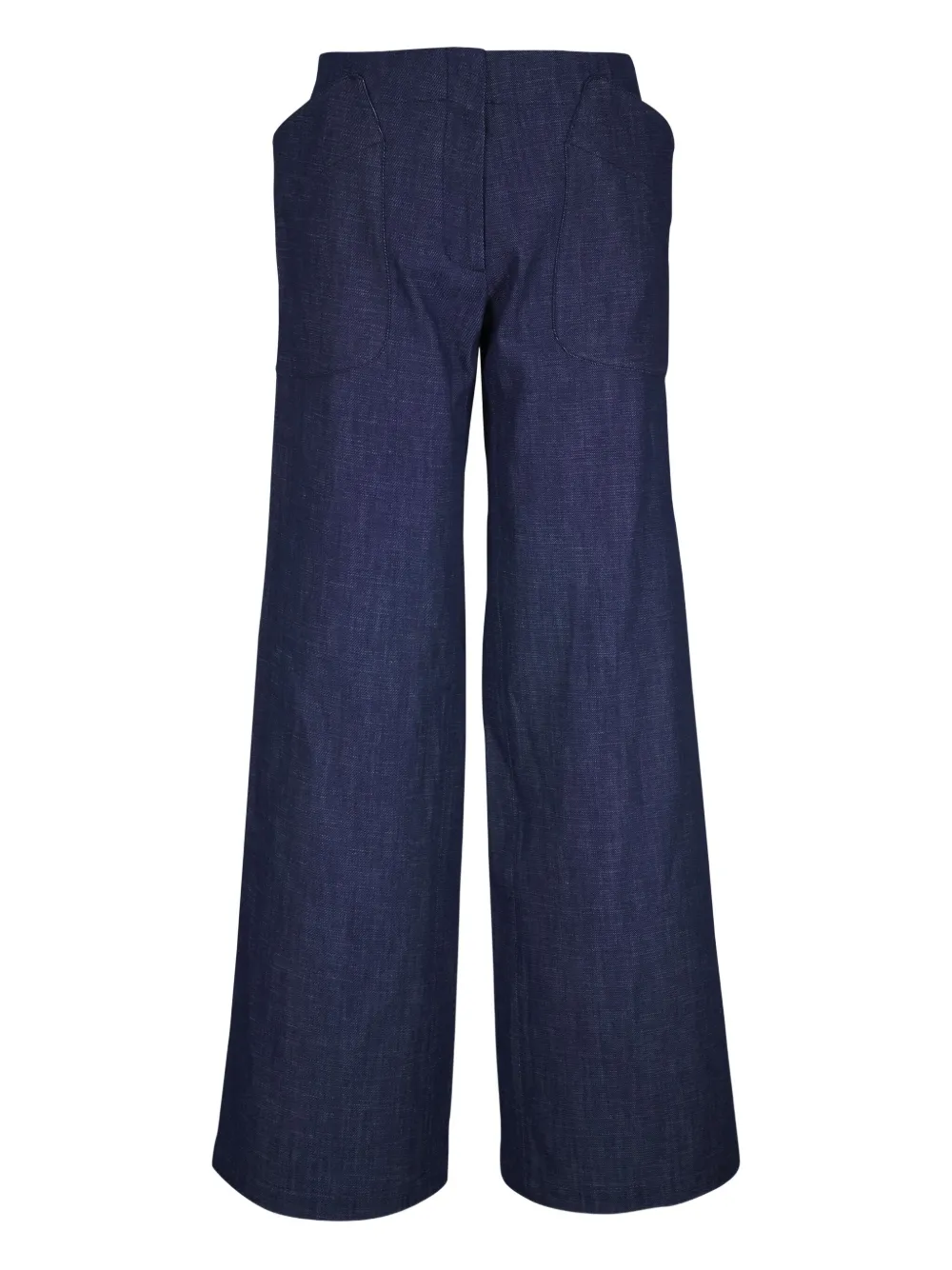 Zero + Maria Cornejo Jeans Eda con applicazione - Blu