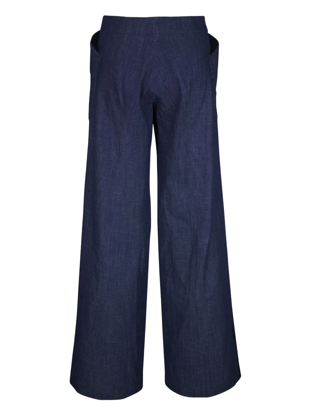 Zero + Maria Cornejo Eda jeans met opgestikte zak - Blauw