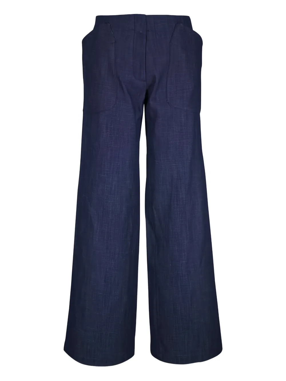 Zero + Maria Cornejo Jeans Eda con applicazione - Blu