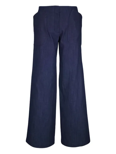 Zero + Maria Cornejo Eda patch-pocket trousers 