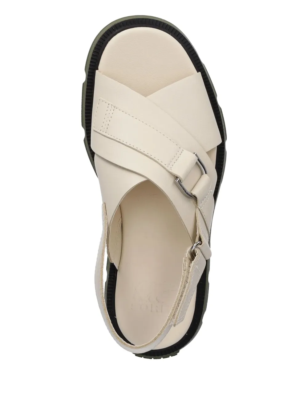 SOREL Slingback sandalen met gekruiste bandjes Beige