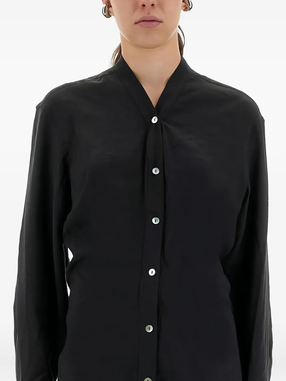 Studio Nicholson Blousejurk met knopen Blauw