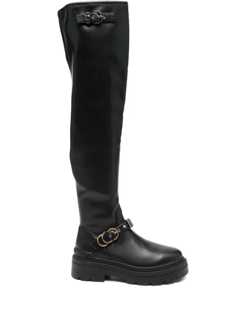 PINKO buckle-detail platform boots