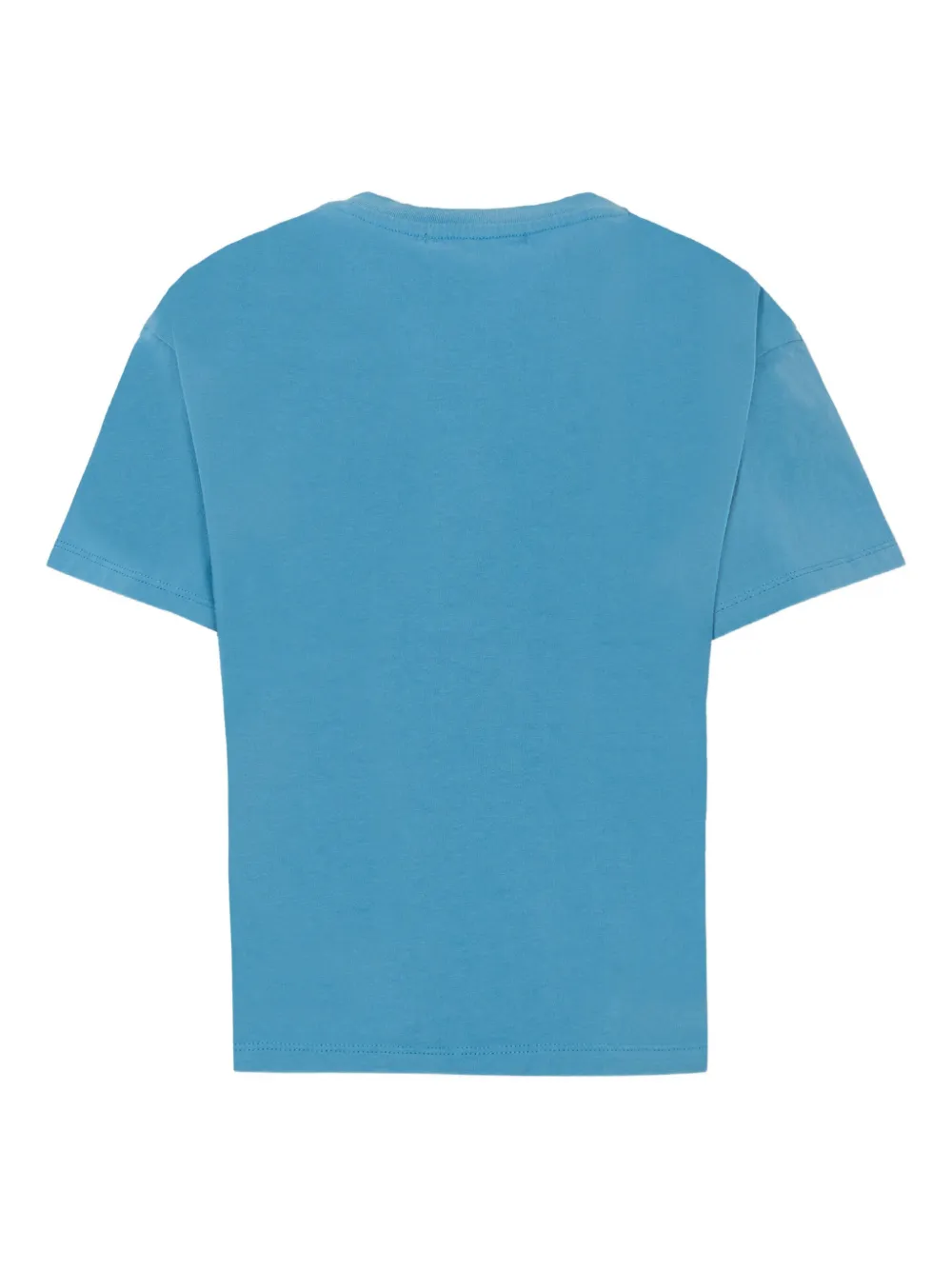 Bobo Choses Katoenen T-shirt met dobbelsteenprint Blauw