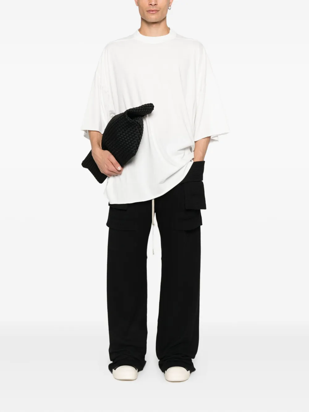 Rick Owens DRKSHDW Trainingsbroek met cargo zak - Zwart
