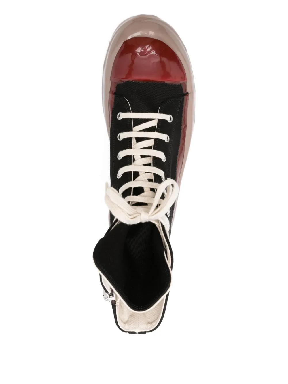 Rick Owens DRKSHDW high-top lace-up sneakers Black