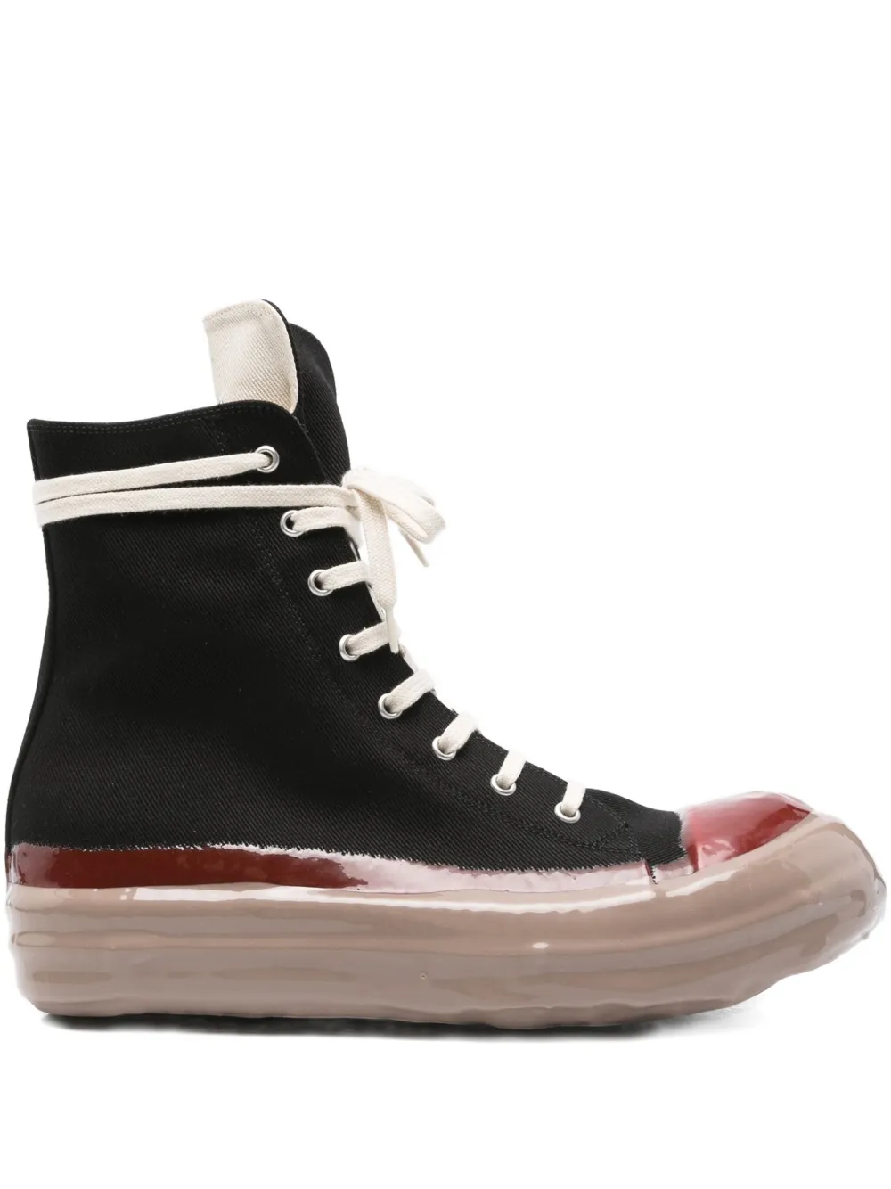 Rick Owens DRKSHDW high-top lace-up sneakers Black