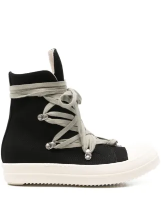 靴 Rick Owens DRKSHDW FW25 MEGALACE SNEAKS Rick Owens DRKSHDW Tênis Megalace | Preto | FARFETCH BR