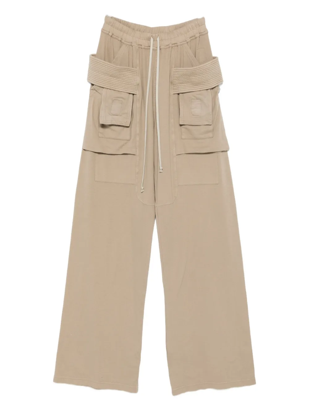 Rick Owens Drkshdw Cargo-pocket Track Pants In Neutral