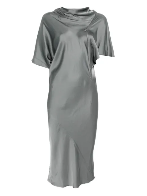 Rick Owens draped cowl-neck dress