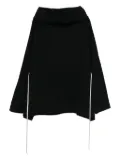 Rick Owens funnel-neck drawstring jumper - Black