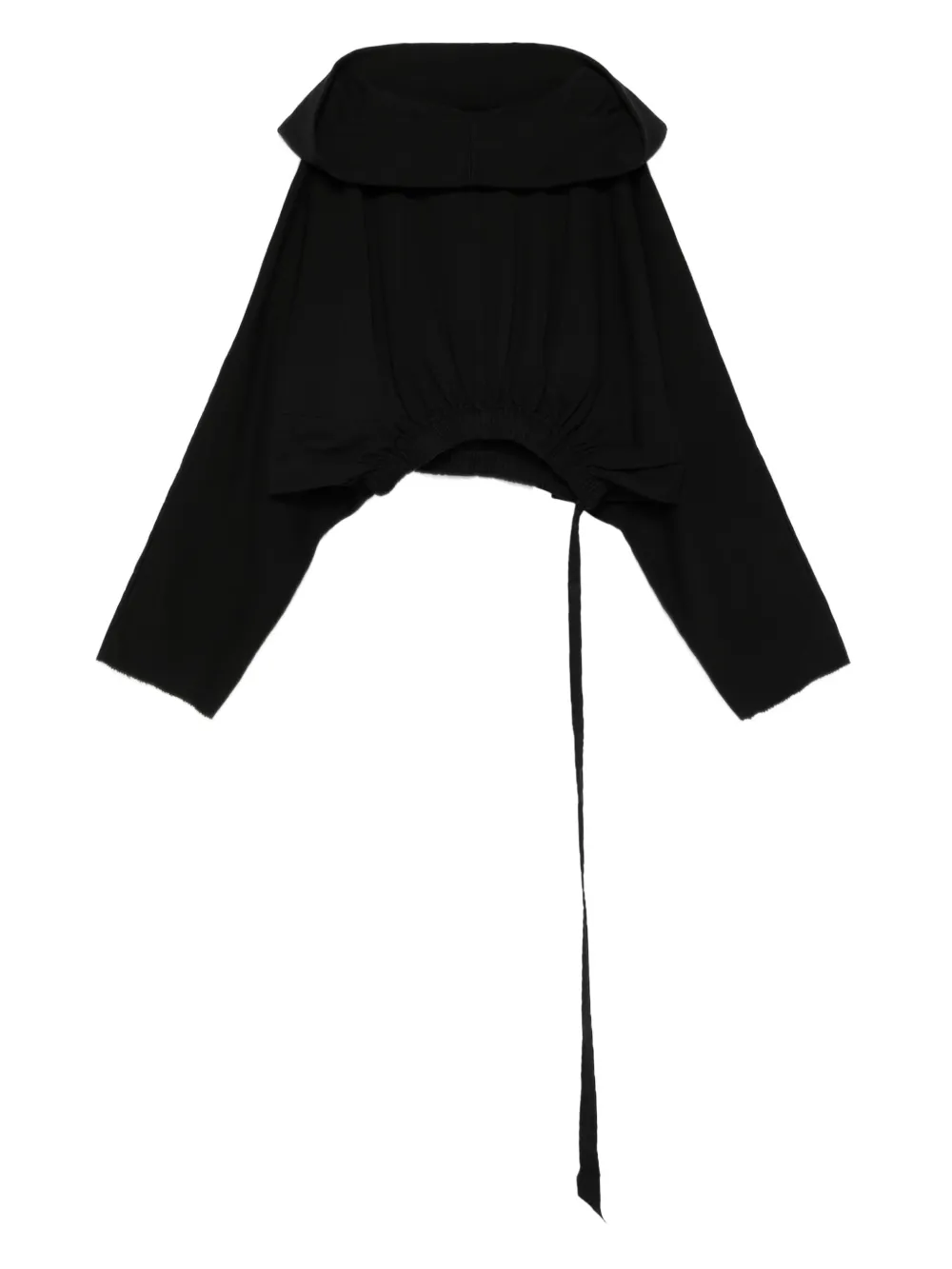 Rick Owens DRKSHDW Top met capuchon Zwart