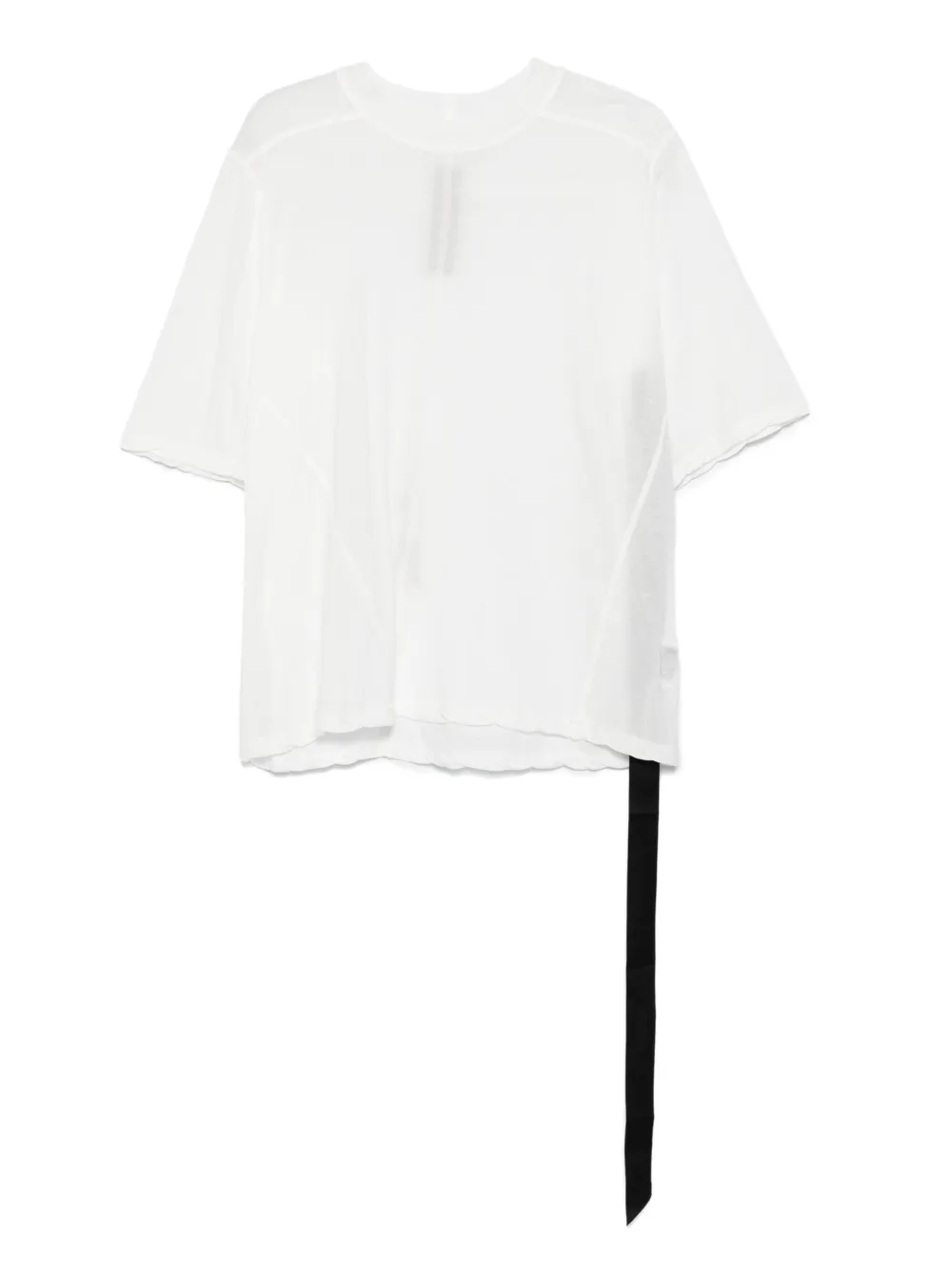 Rick Owens DRKSHDW Asymmetrische top van biologisch katoen Wit