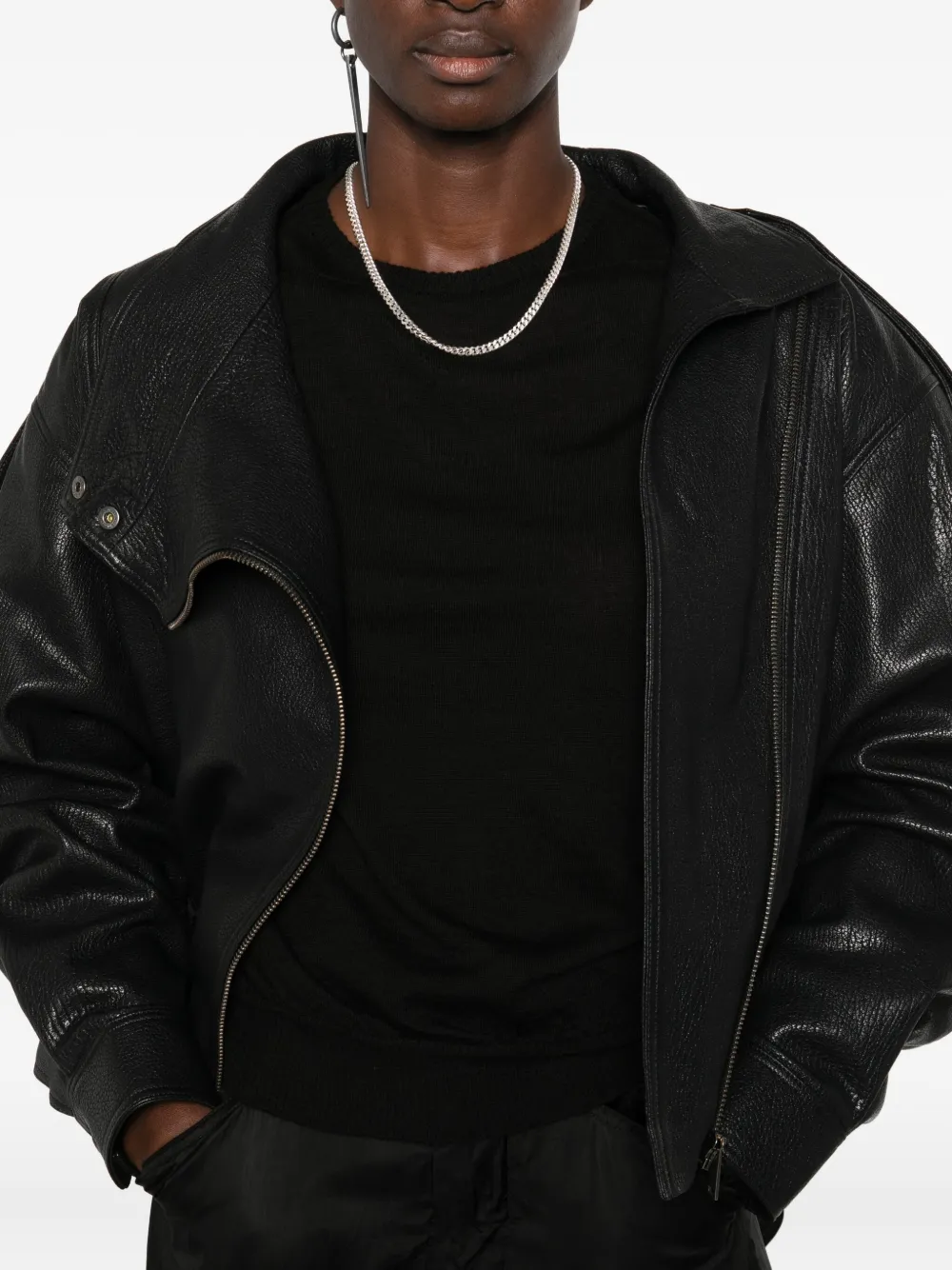 Rick Owens Wollen trui met ronde hals Zwart