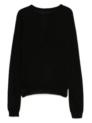 リック・オウエンス黒 ノースリーブ オーバーサイズニット RICK OWENS - 【24AW】オーバーサイズ レベル ニット