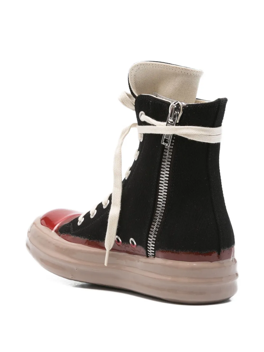 Rick Owens DRKSHDW high-top lace-up sneakers Black