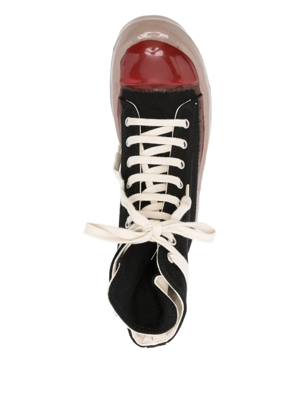 Rick Owens DRKSHDW high-top lace-up sneakers Black