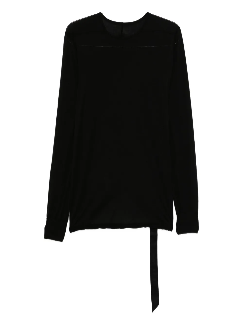 Rick Owens Drkshdw Concordians Level Long Sleeve T In Black