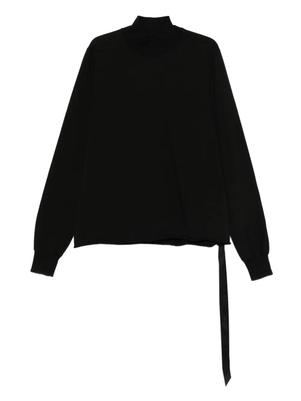 Rick Owens DRKSHDW Katoenen sweater met hoge hals Zwart