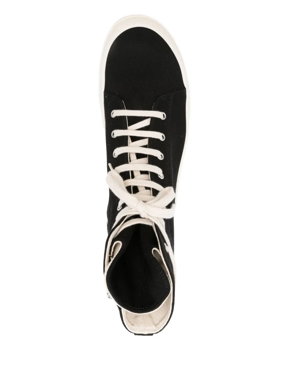 Rick Owens DRKSHDW star-embroidered zip-fastening sneakers Black