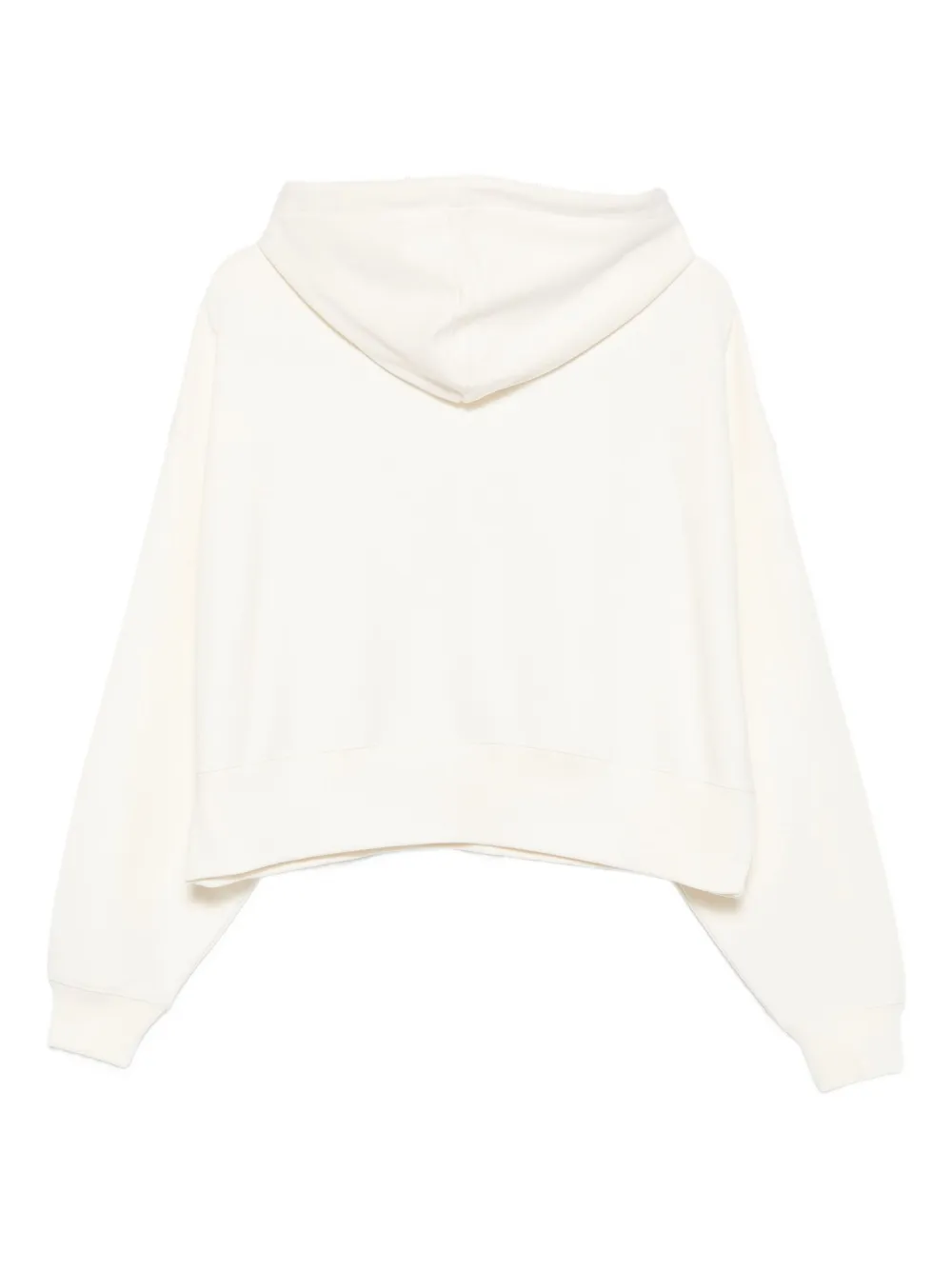 MSGM Top met capuchon en logodetail Wit