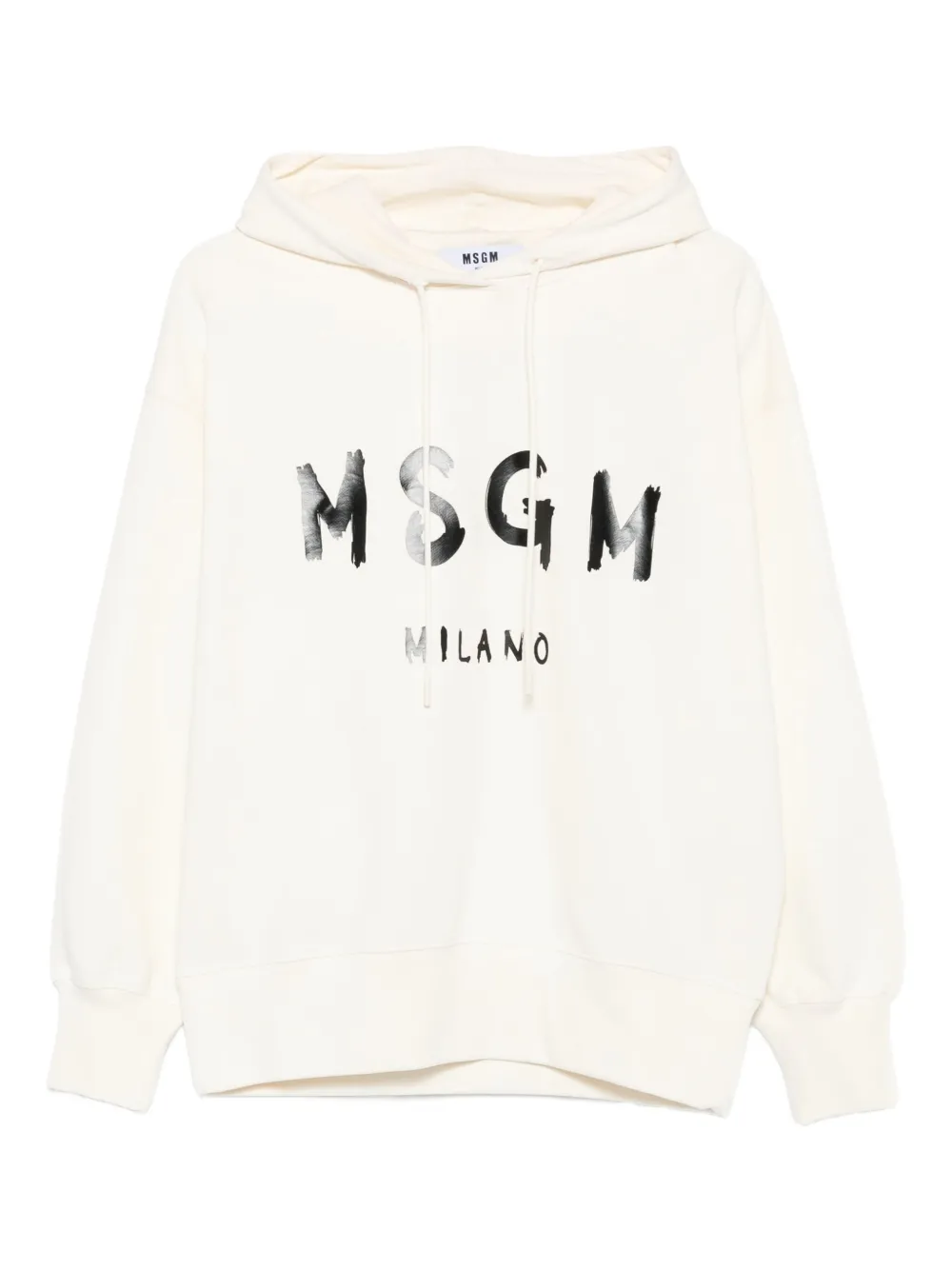 MSGM Hoodie met logoprint Wit