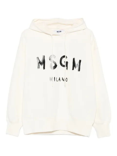 MSGM logo-print hoodie