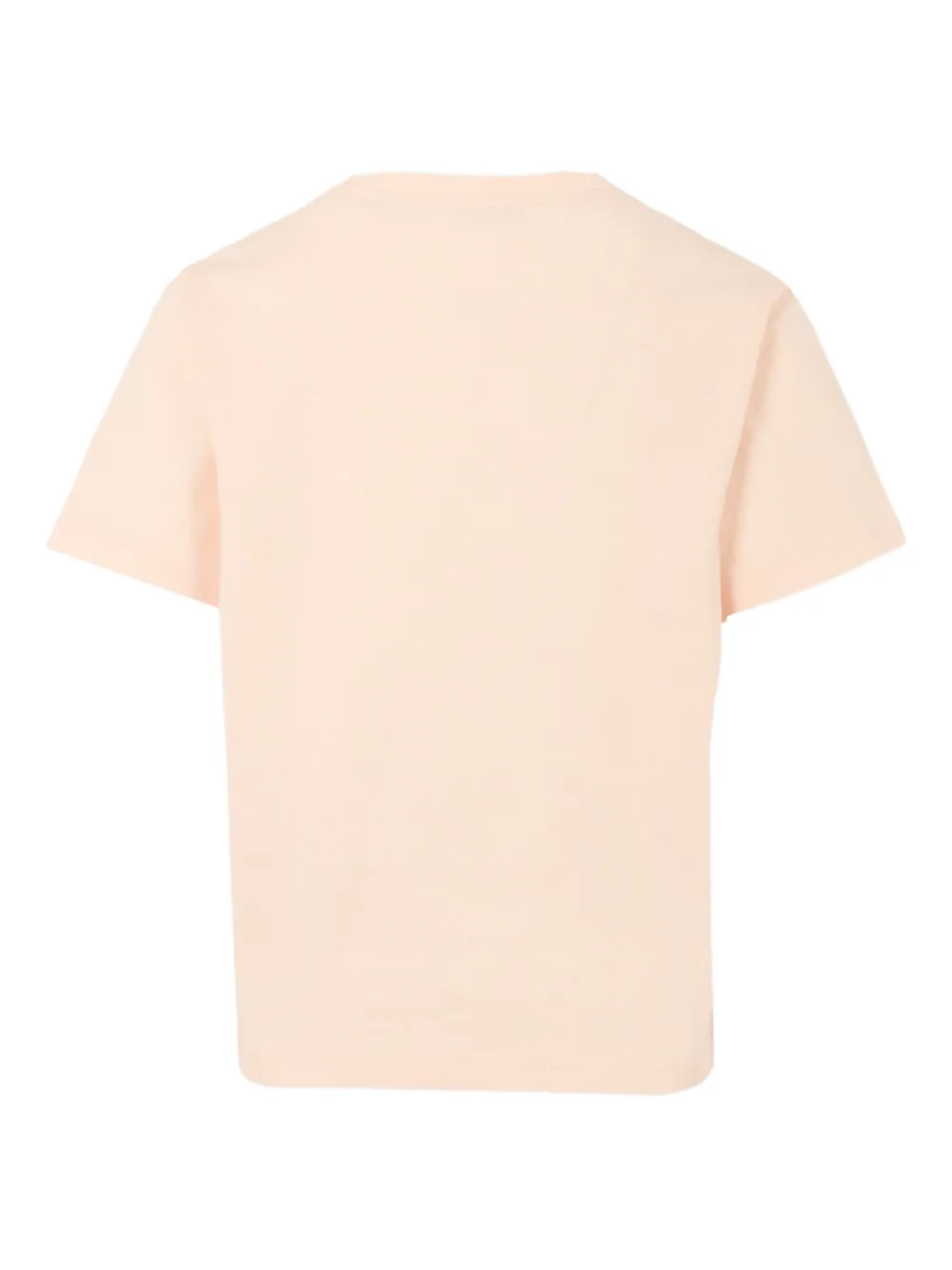 Burberry Kids Katoenen T-shirt met parapluprint Beige