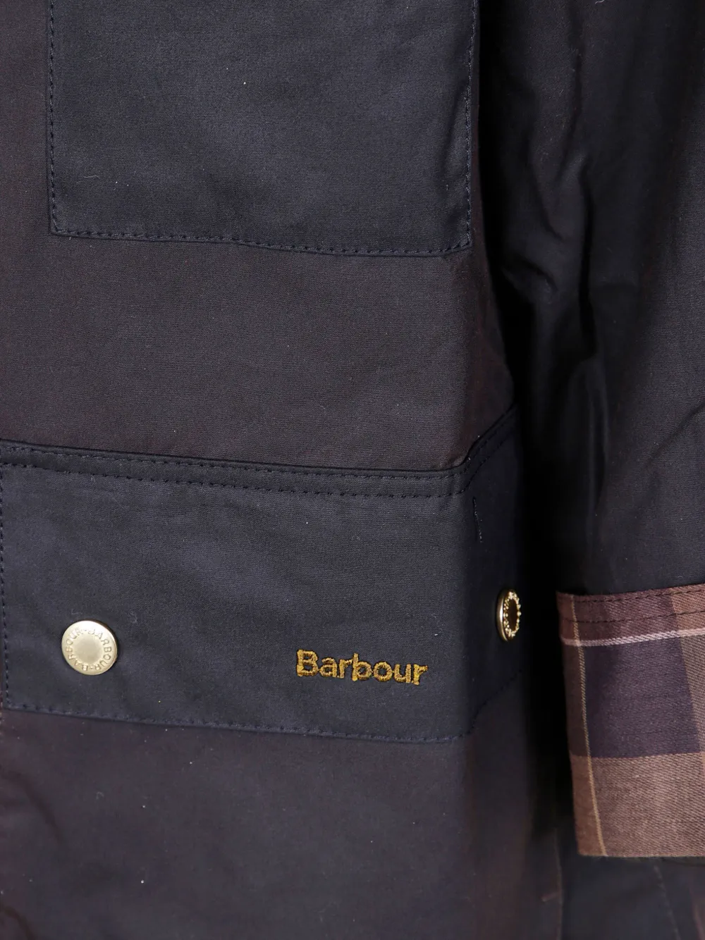 Barbour Luella cotton coat Paars
