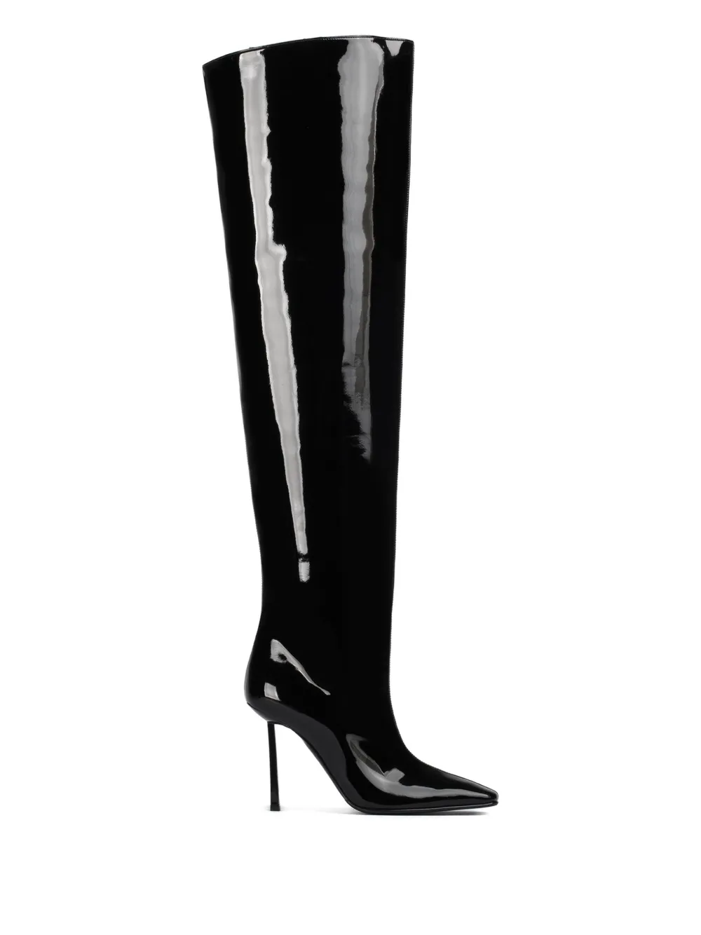 Le Silla 110mm Vittoria vinyl boots Black