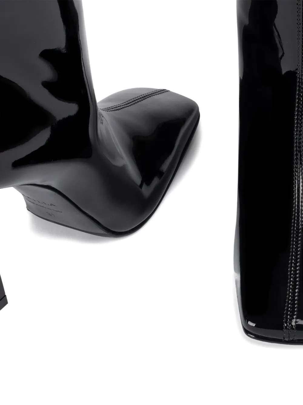 Le Silla 110mm Vittoria vinyl boots Black