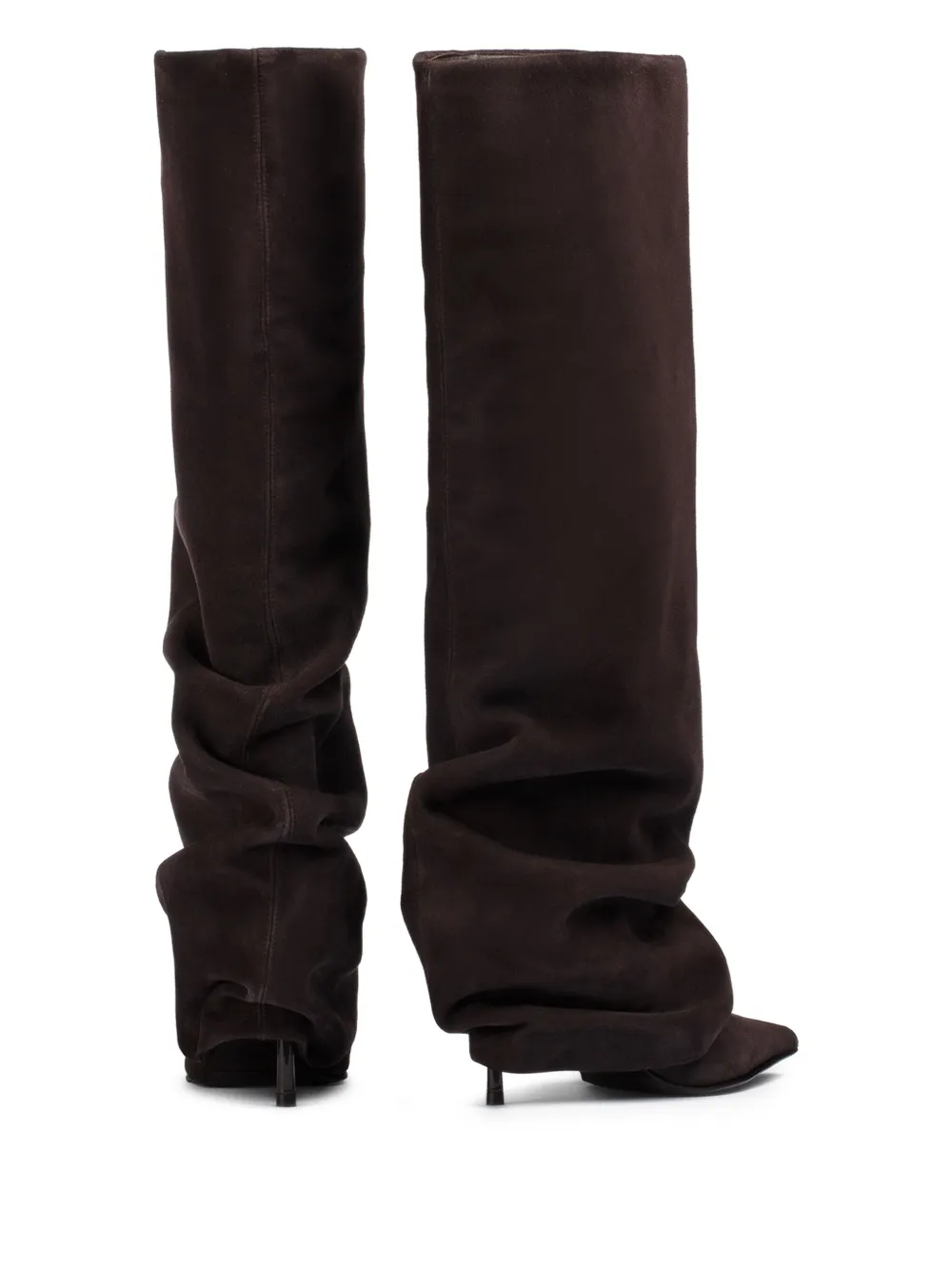 Le Silla 80mm Andy slouchy calf-length boots Brown