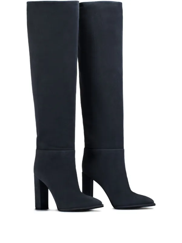 ブーツその他 LE SILLA ELSA BOOTS IN SUEDE Le Silla Elsa 110mm スエードブーツ | ブルー | FARFETCH JP