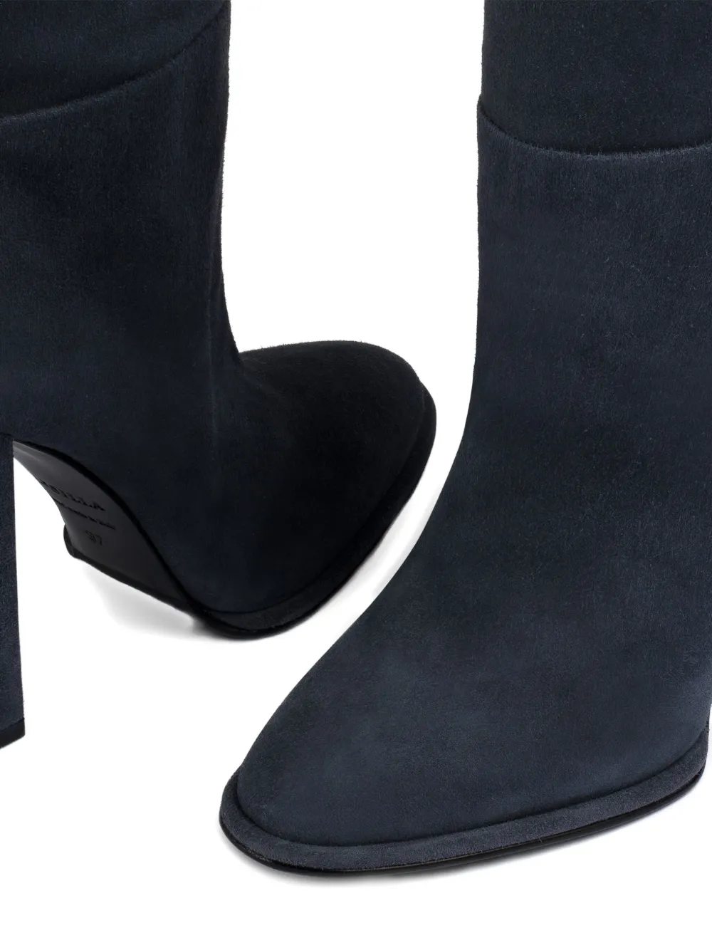Le Silla 110mm Elsa suede boots Blue