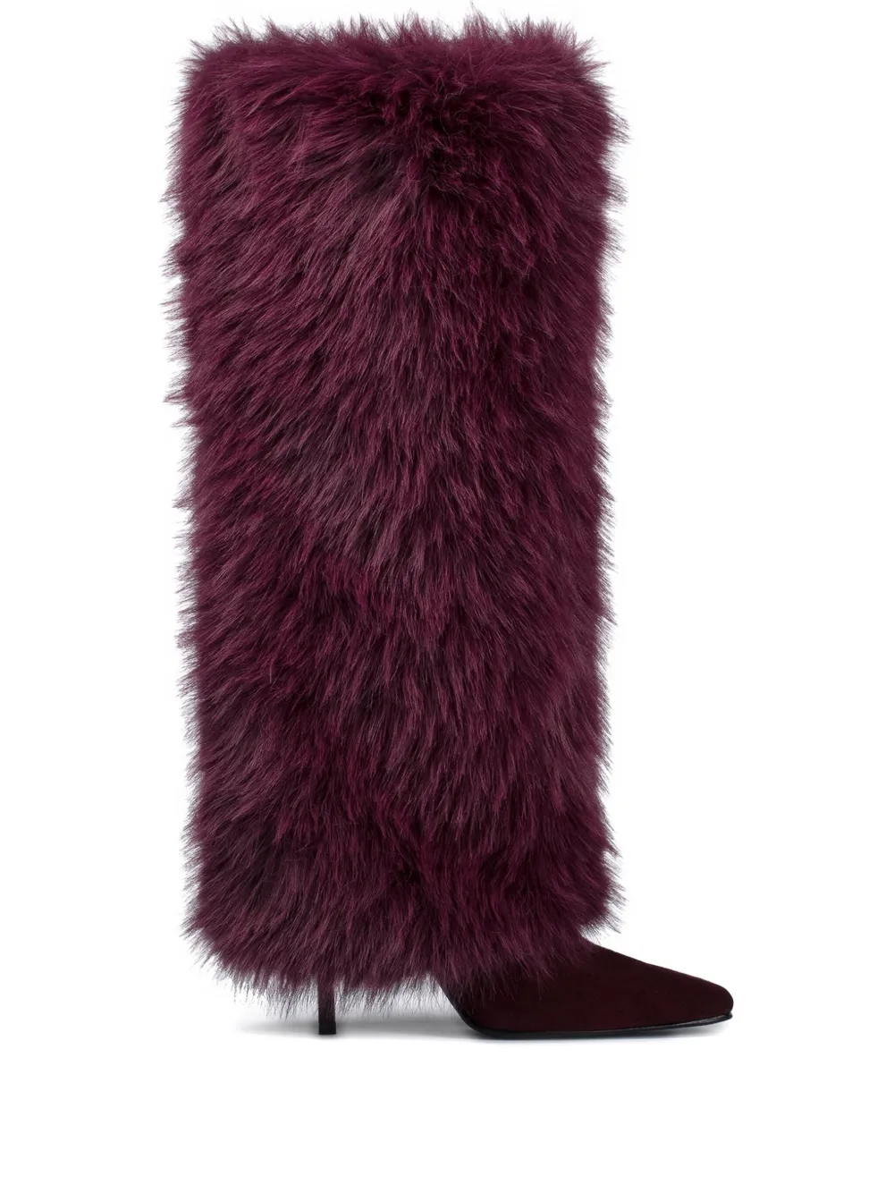 Le Silla 110mm Andy suede cuffed boots Pink