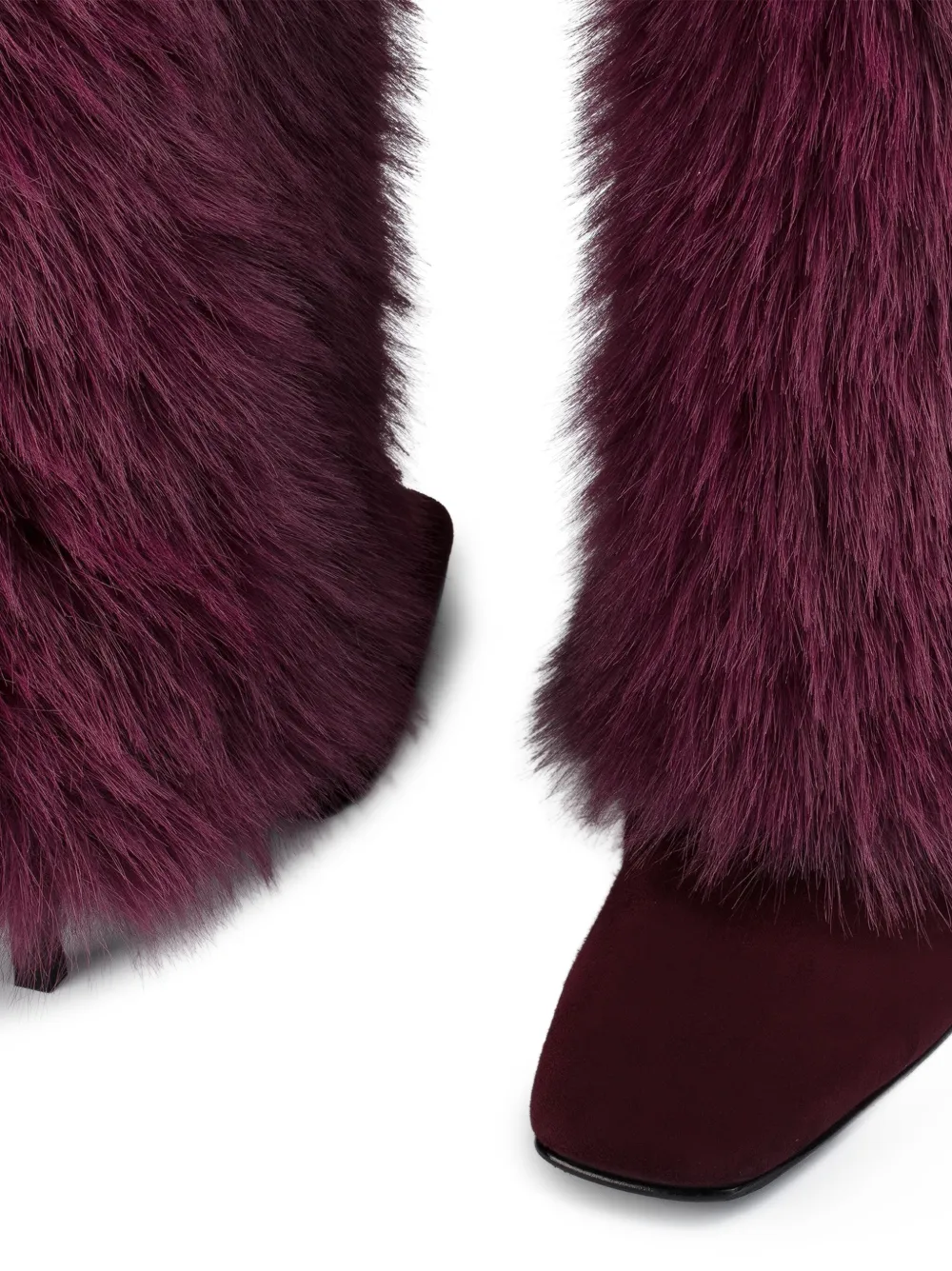 Le Silla 110mm Andy suede cuffed boots Pink