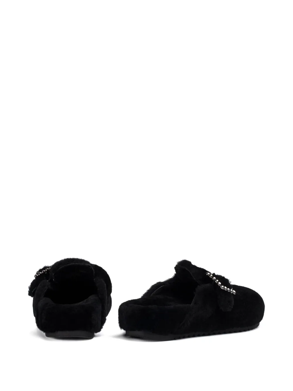 Le Silla Sandalen met verfraaide gesp Zwart