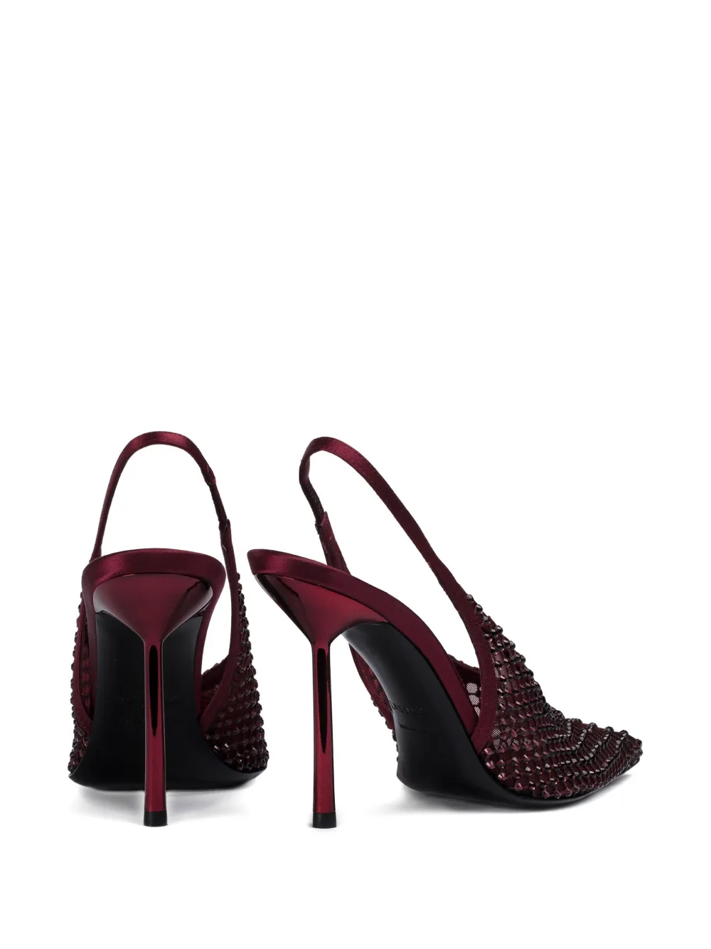 Le Silla 100mm Gilda crystal-embellished slingback pumps Red