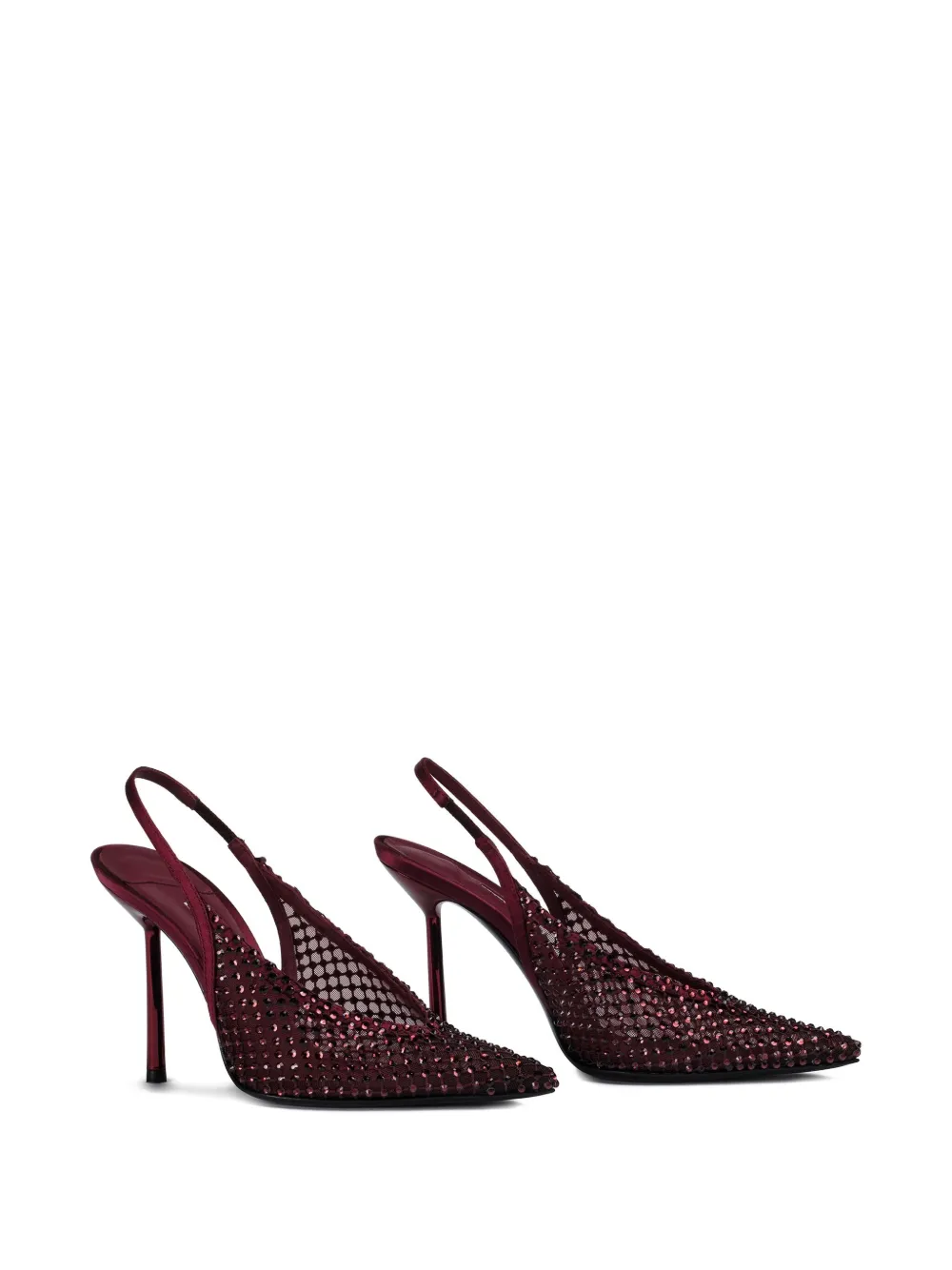 Le Silla 100mm Gilda crystal-embellished slingback pumps Red