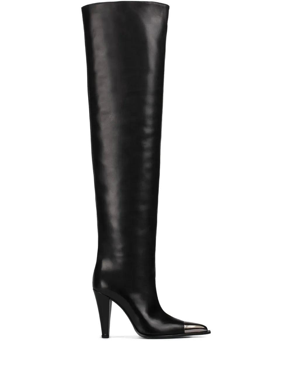 Le Silla 110mm metallic-toe boots Black
