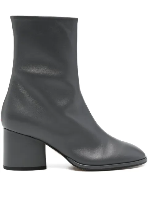 Aeyde block-heel leather ankle boots