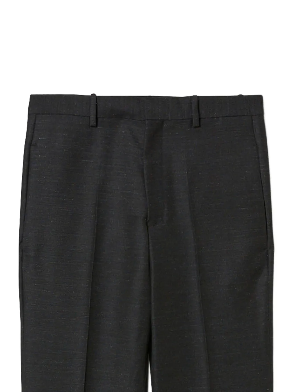 BITE Studios Credo bootcut broek van wol-zijdeblend - Zwart