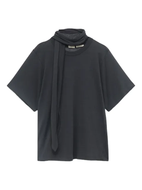 BITE Studios neck-tie short-sleeve T-shirt