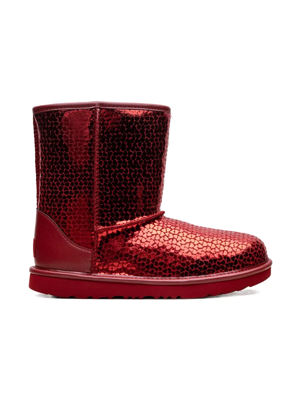 UGG Kids Classic II Gel Hearts "Red" boots