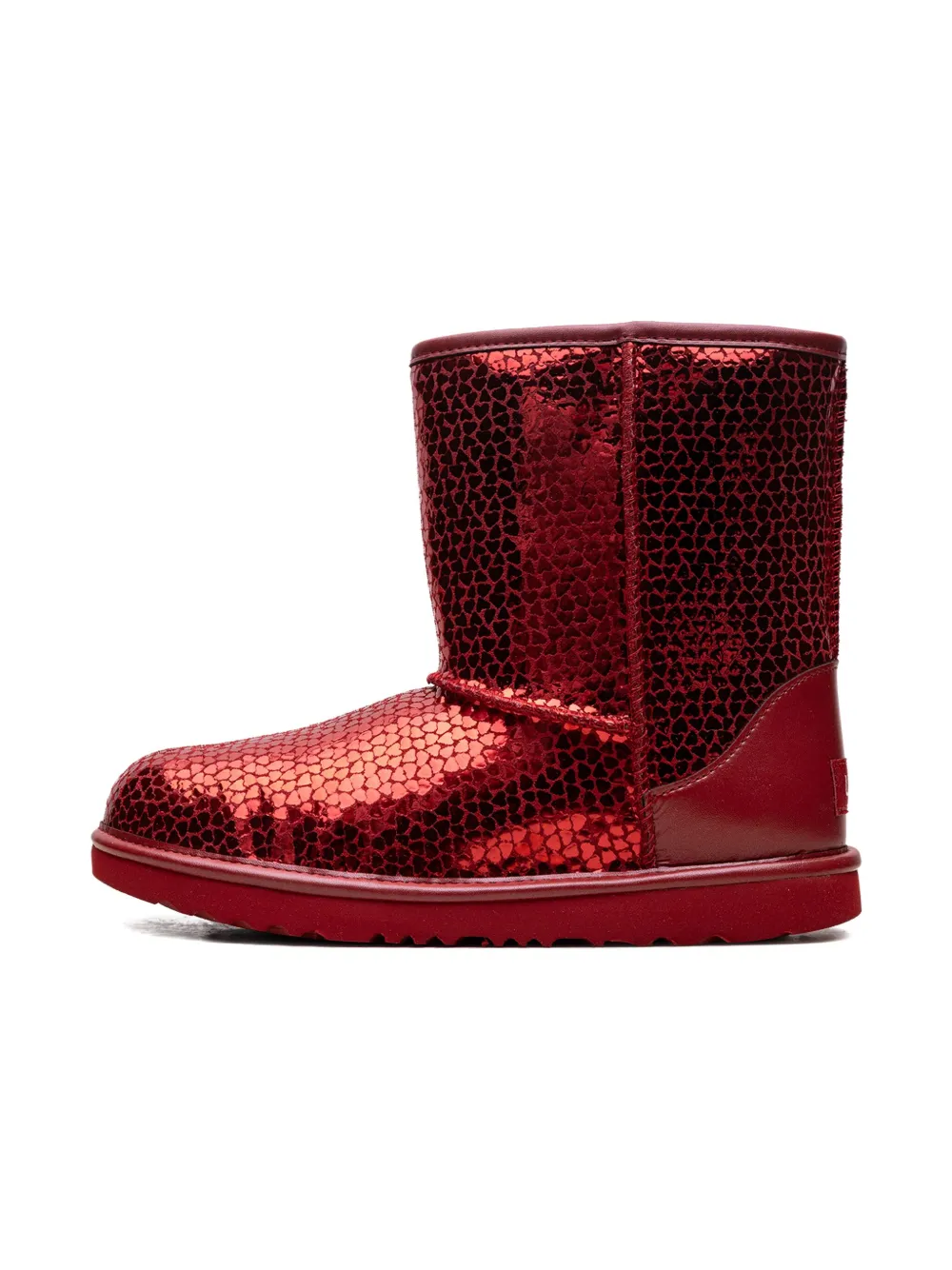 UGG Kids Classic II Gel Hearts "Red" boots