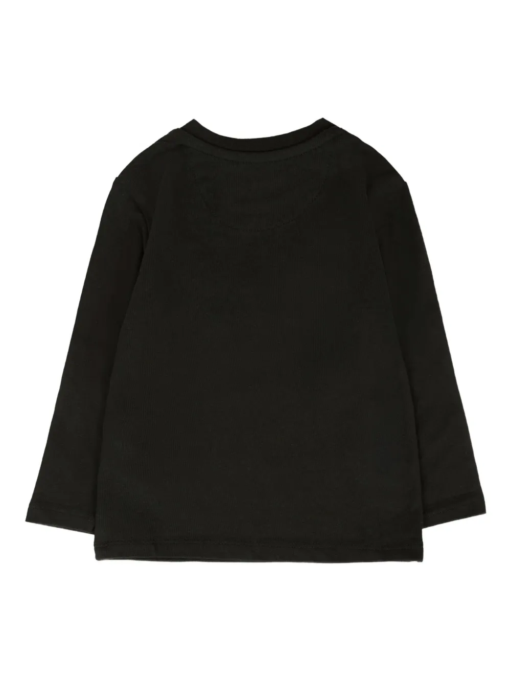 Calvin Klein Kids T-shirt met logodetail en lange mouwen NERO