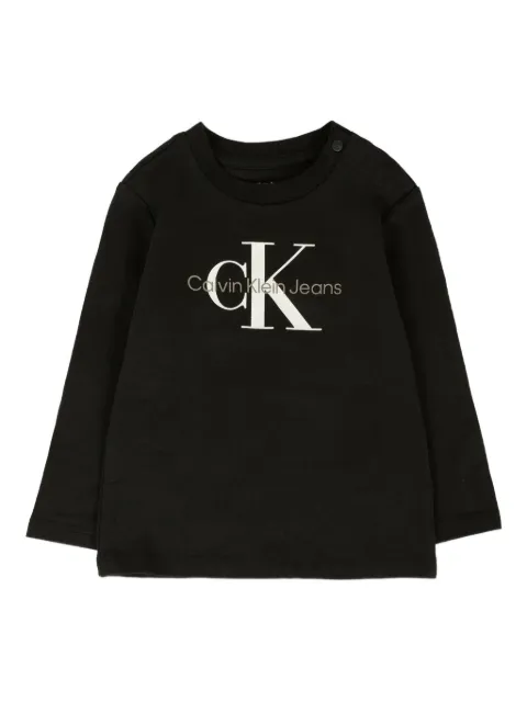 Calvin Klein Kids logo-detail long-sleeved T-shirt