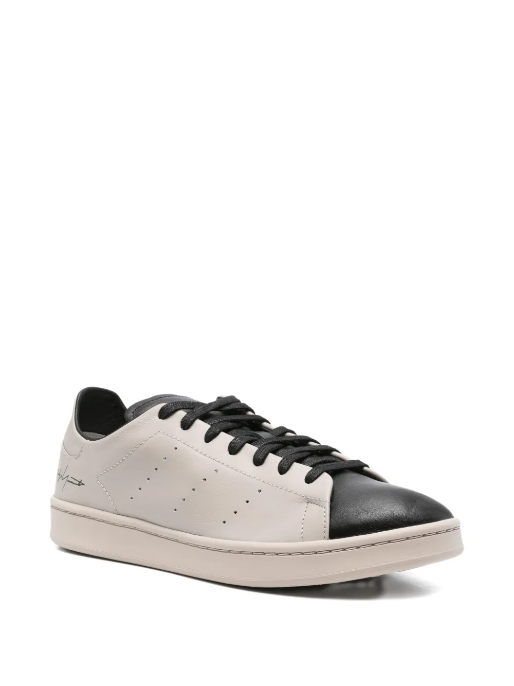 Y-3 Superstar leather-panelled sneakers Grey