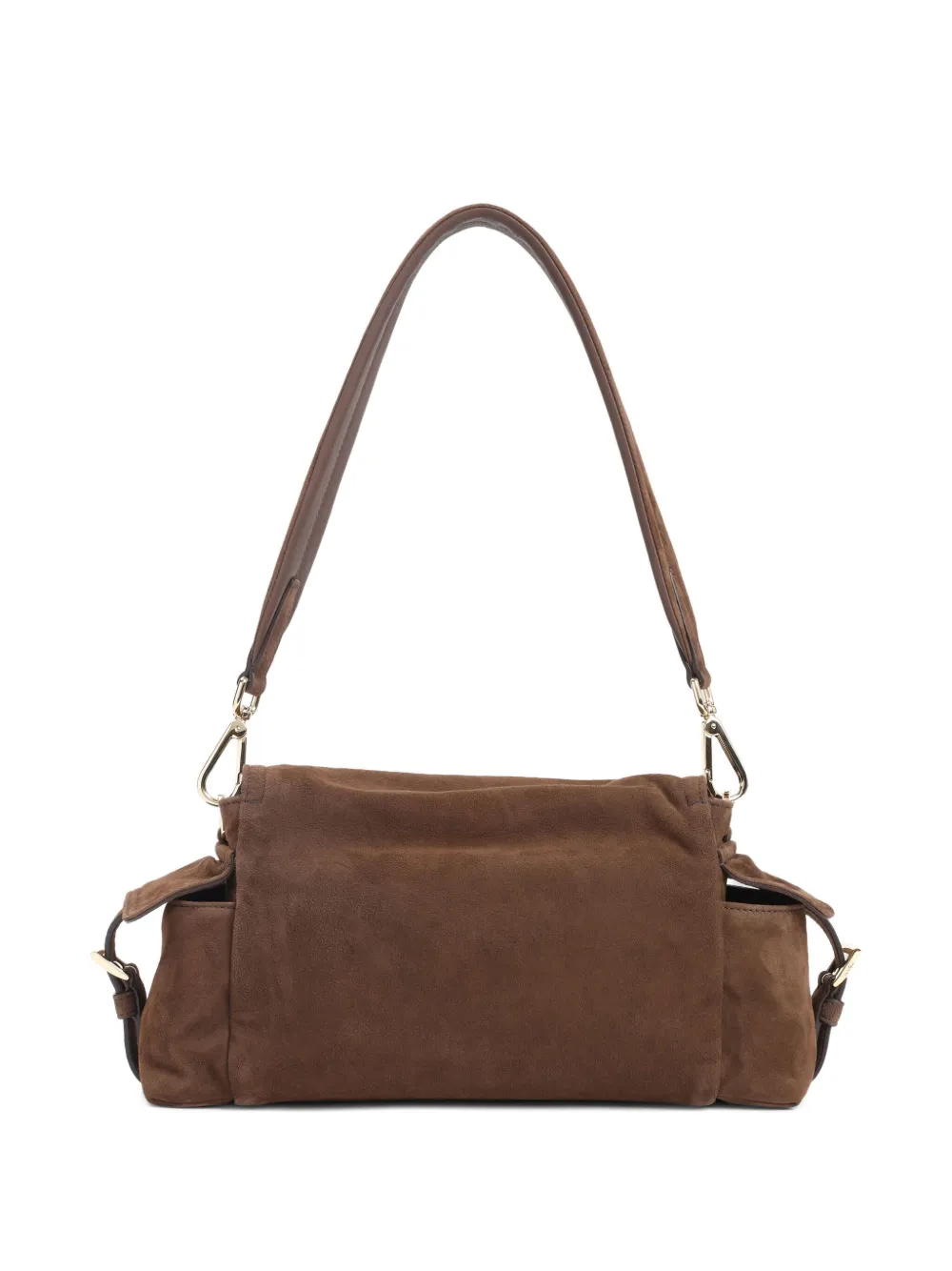 Prada medium Explore suede shoulder bag Bruin