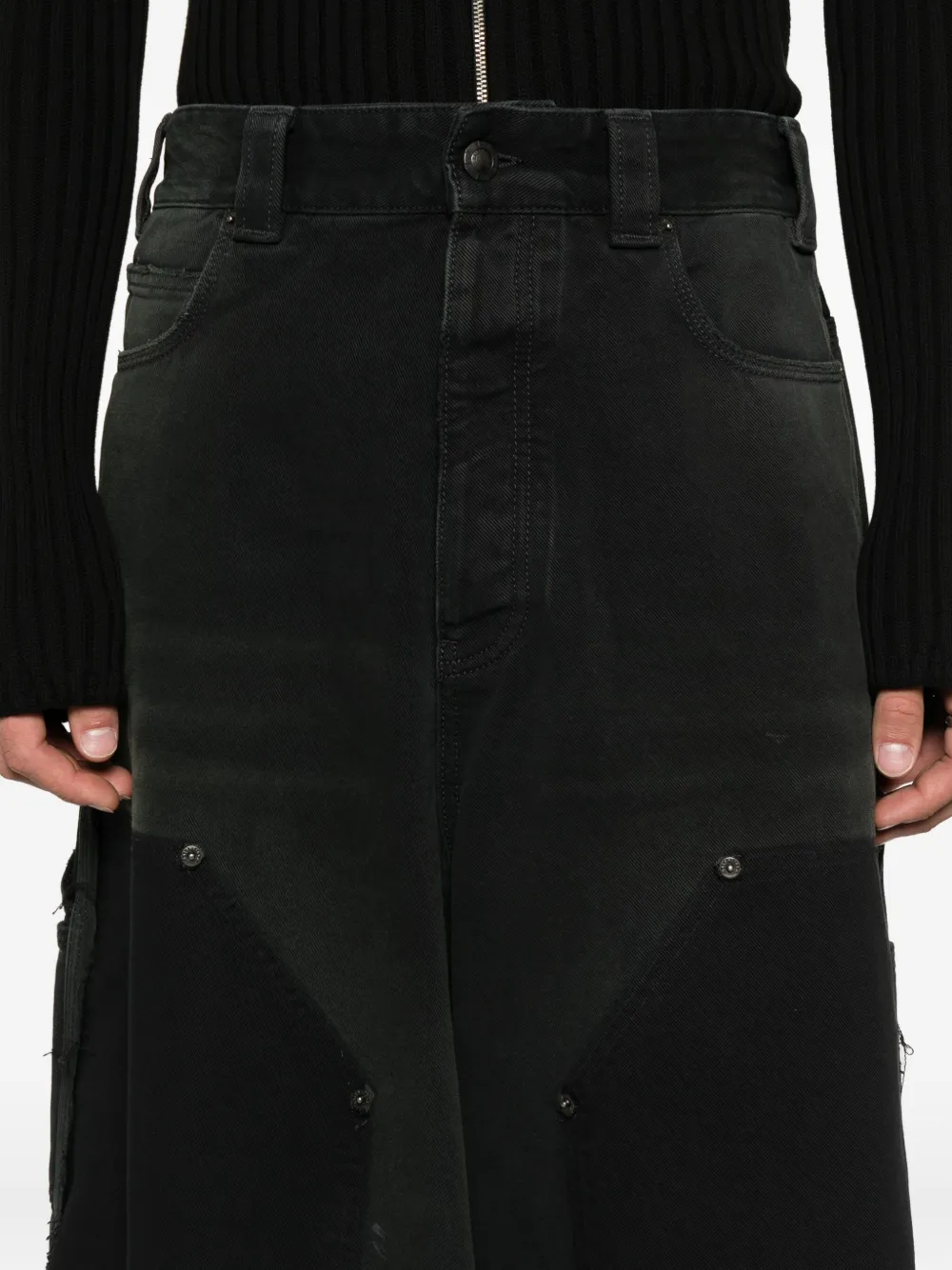 Balenciaga Broek met vlakken Zwart